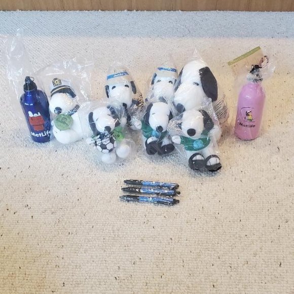 Peanuts SNOOPY Logo items lot - Picture 1 of 14